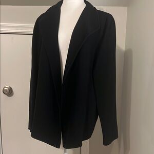 Eileen Fisher Black Women's wool Jacket L